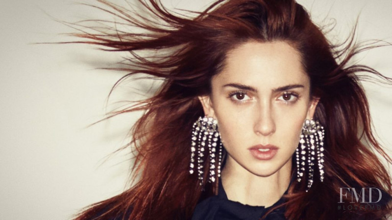 Teddy Quinlivan featured in  the Zara Get Ready! Evening Collection advertisement for Spring/Summer 2018