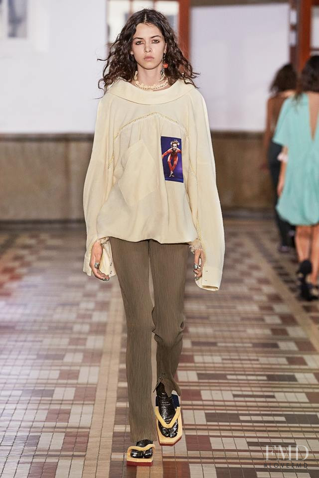 Maria Miguel featured in  the Acne Studios fashion show for Spring/Summer 2019