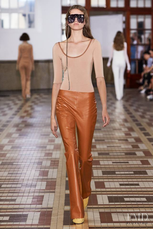 Altyn Simpson featured in  the Acne Studios fashion show for Spring/Summer 2019