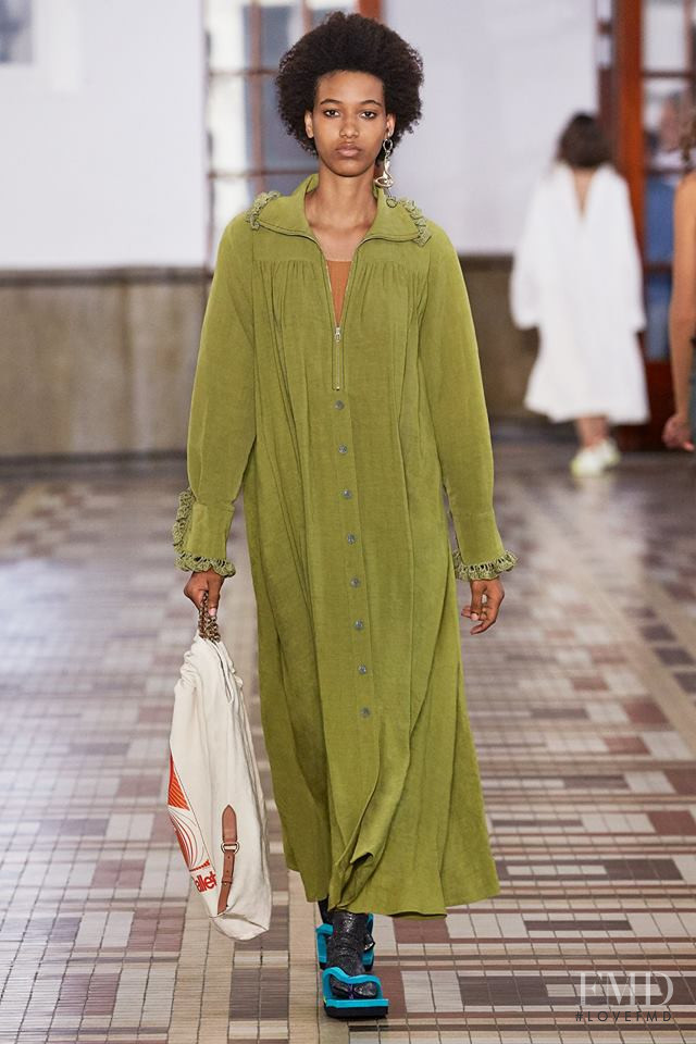 Manuela Sanchez featured in  the Acne Studios fashion show for Spring/Summer 2019