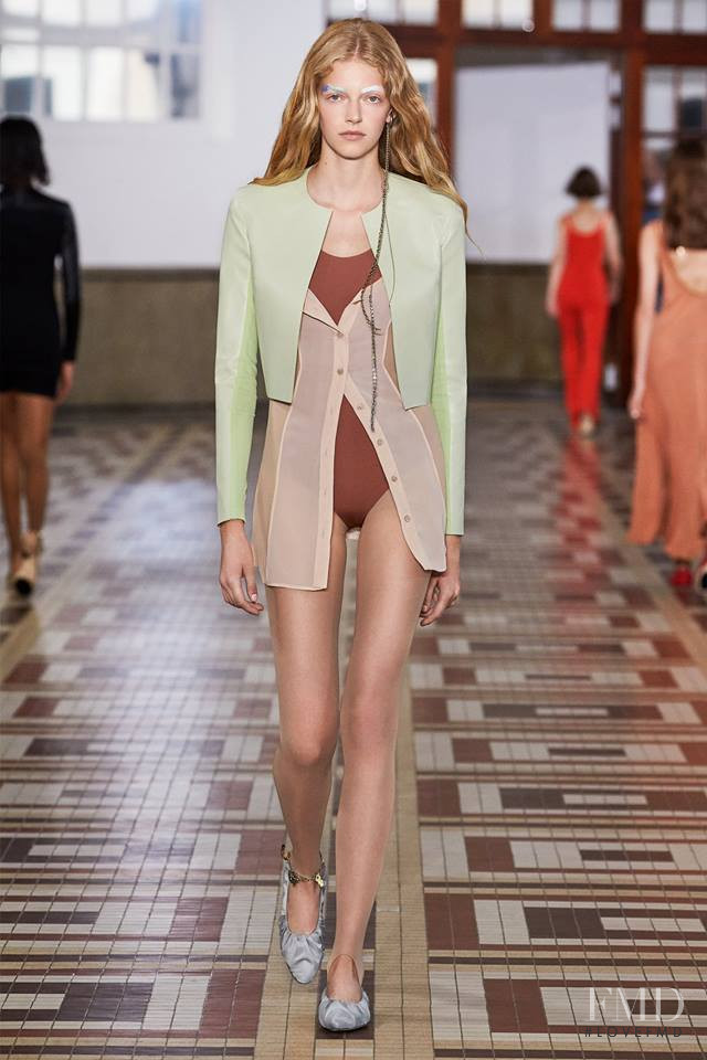 Eliza Kallmann featured in  the Acne Studios fashion show for Spring/Summer 2019