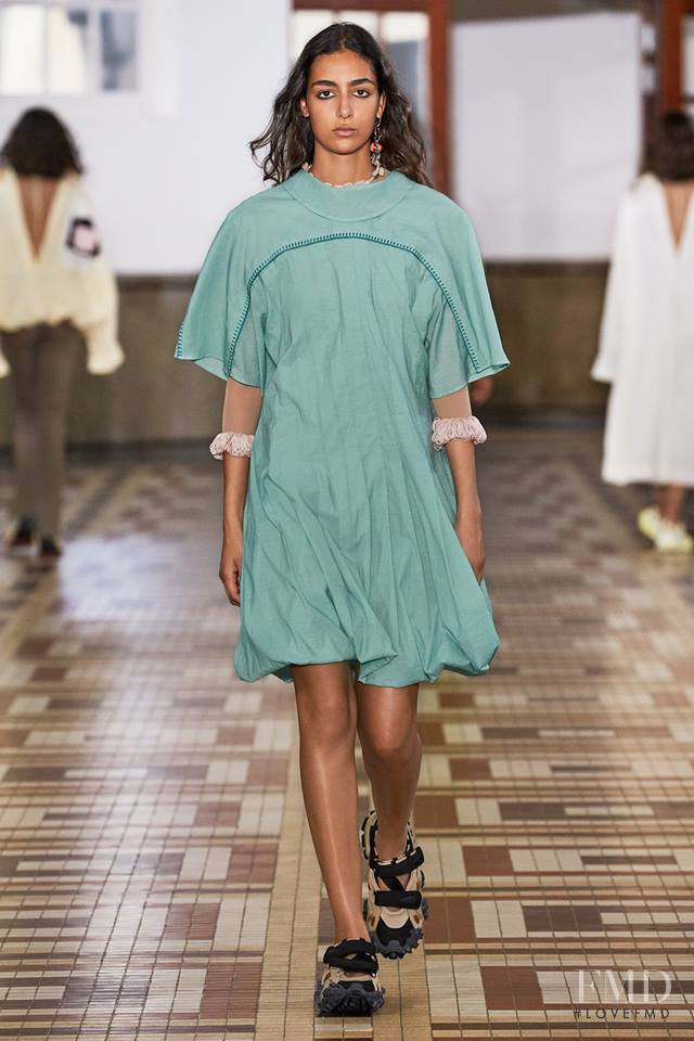 Nora Attal featured in  the Acne Studios fashion show for Spring/Summer 2019
