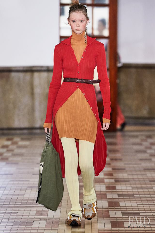 Sara Grace Wallerstedt featured in  the Acne Studios fashion show for Spring/Summer 2019