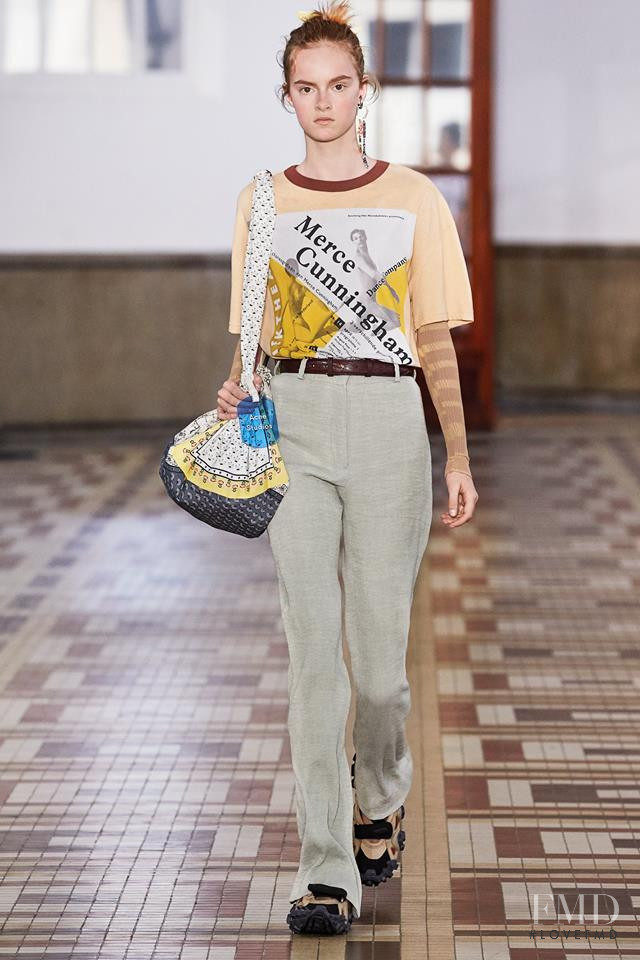 Pleun Keijsers featured in  the Acne Studios fashion show for Spring/Summer 2019