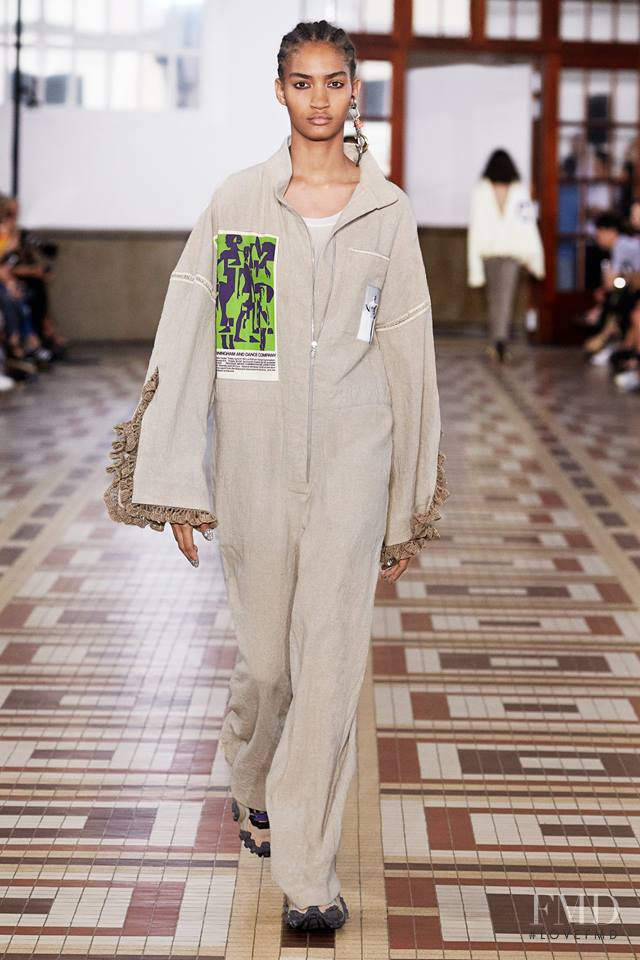 Anyelina Rosa featured in  the Acne Studios fashion show for Spring/Summer 2019