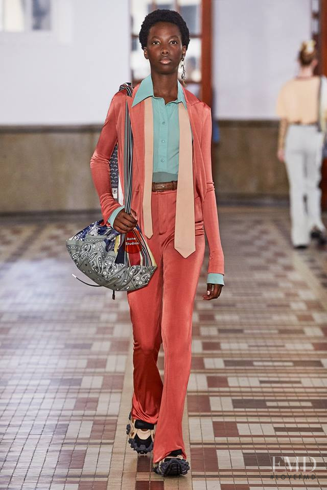 Shanniel Williams featured in  the Acne Studios fashion show for Spring/Summer 2019