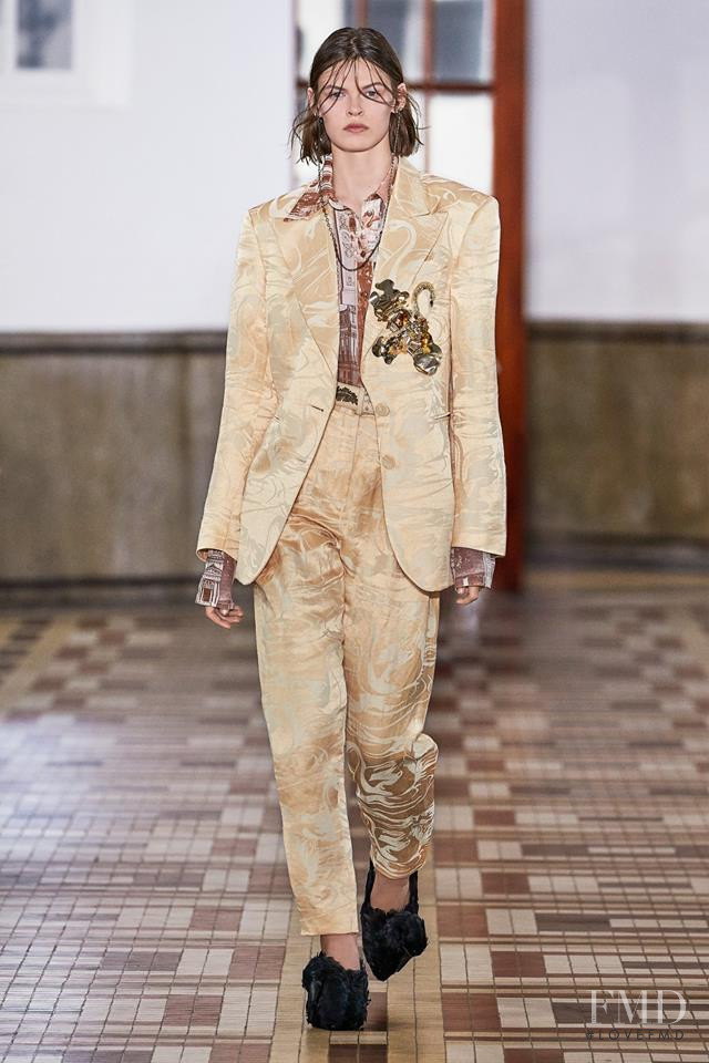 Cara Taylor featured in  the Acne Studios fashion show for Spring/Summer 2019