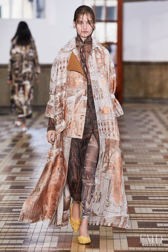 Alina Bolotina featured in  the Acne Studios fashion show for Spring/Summer 2019