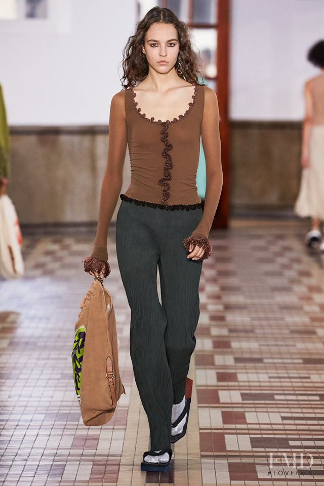 Emm Arruda featured in  the Acne Studios fashion show for Spring/Summer 2019