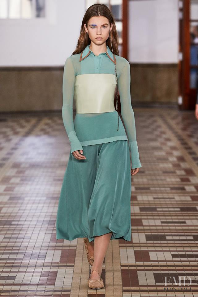 Meghan Roche featured in  the Acne Studios fashion show for Spring/Summer 2019