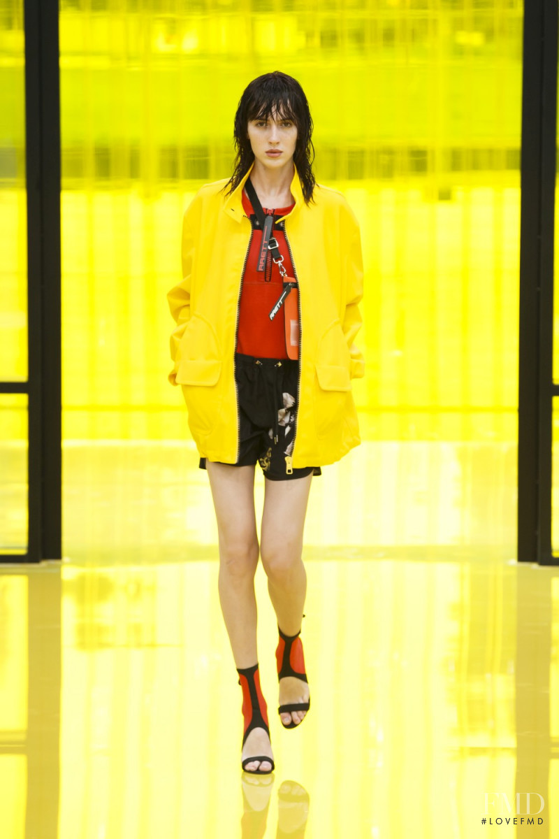 Teddy Quinlivan featured in  the Neil Barrett fashion show for Spring/Summer 2019