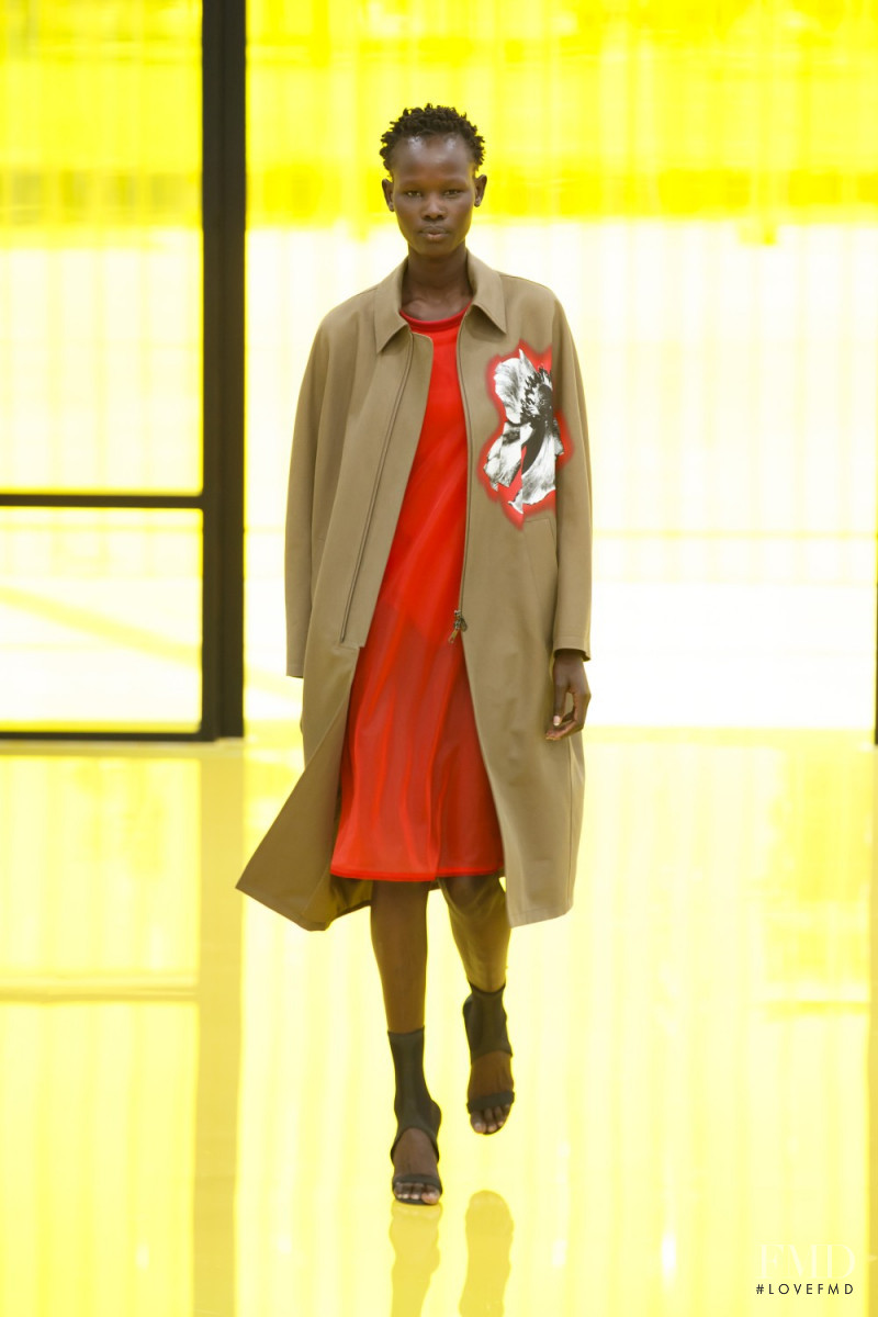 Shanelle Nyasiase featured in  the Neil Barrett fashion show for Spring/Summer 2019