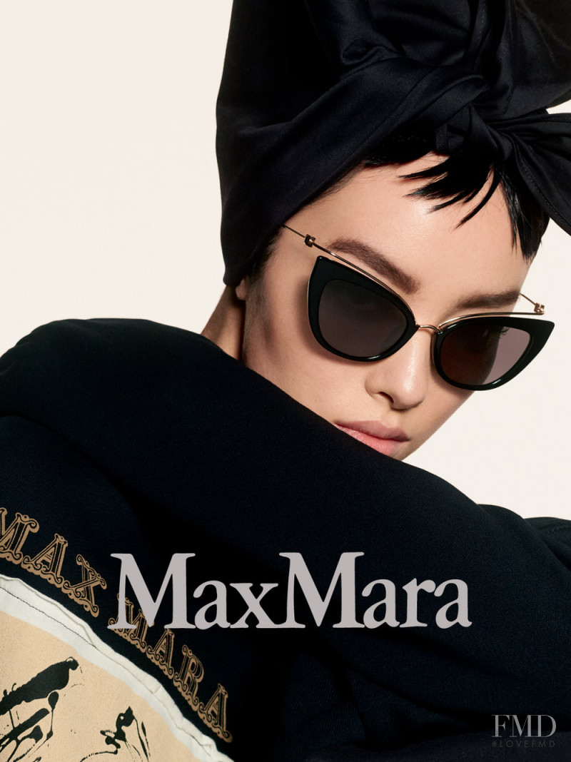 Fei Fei Sun featured in  the Max Mara advertisement for Pre-Fall 2018