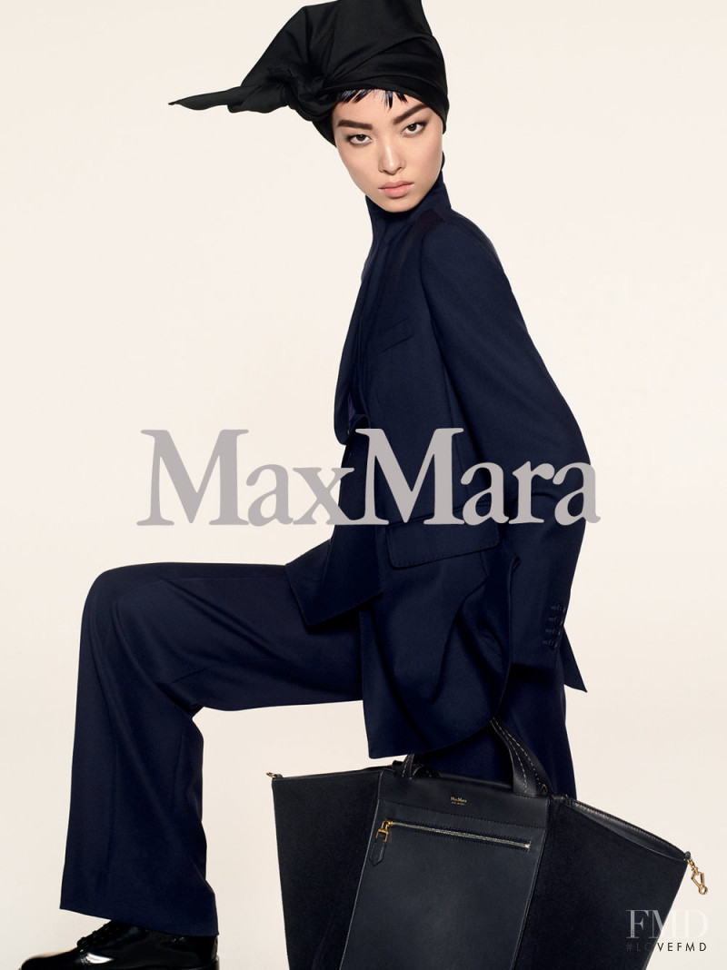 Fei Fei Sun featured in  the Max Mara advertisement for Pre-Fall 2018