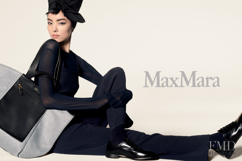 Fei Fei Sun featured in  the Max Mara advertisement for Pre-Fall 2018