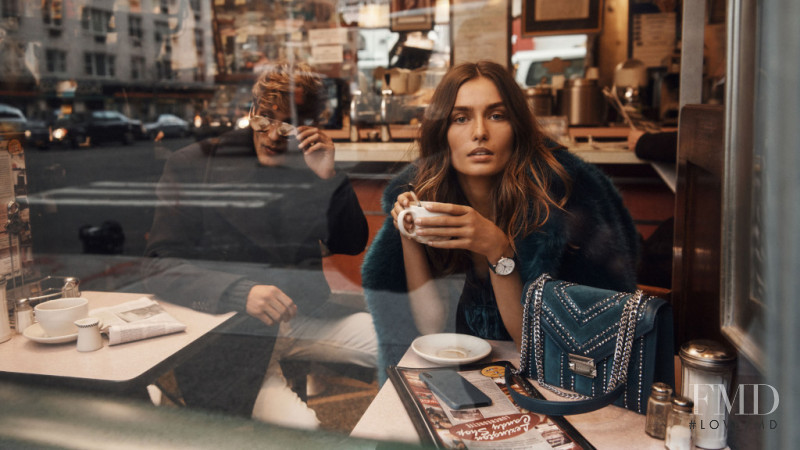 Andreea Diaconu featured in  the Michael Michael Kors advertisement for Autumn/Winter 2018