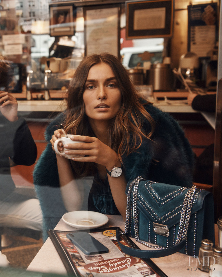 Andreea Diaconu featured in  the Michael Michael Kors advertisement for Autumn/Winter 2018