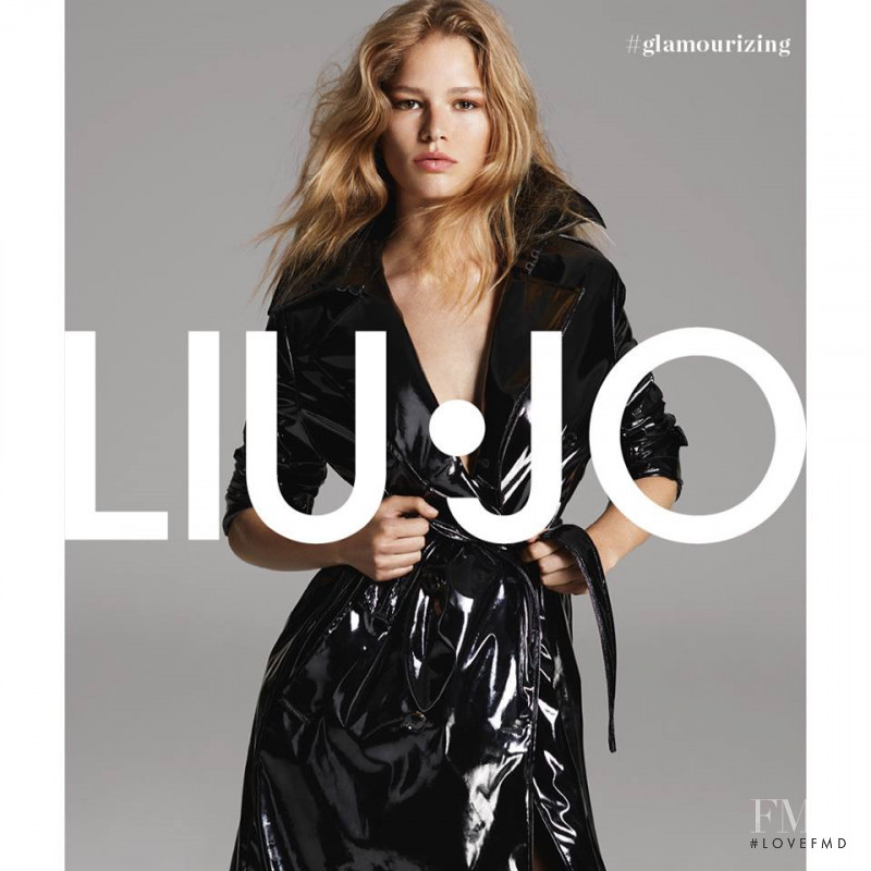 Anna Ewers featured in  the Liu Jo advertisement for Autumn/Winter 2018