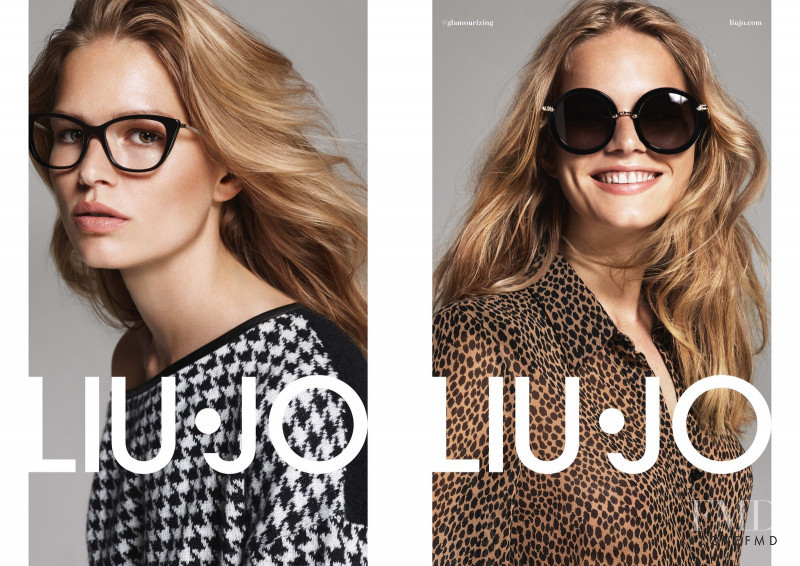 Anna Ewers featured in  the Liu Jo advertisement for Autumn/Winter 2018