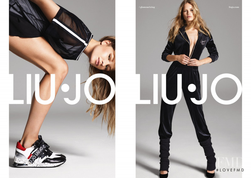 Anna Ewers featured in  the Liu Jo advertisement for Autumn/Winter 2018