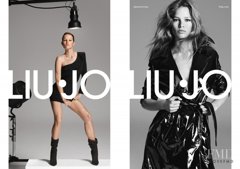 Anna Ewers featured in  the Liu Jo advertisement for Autumn/Winter 2018