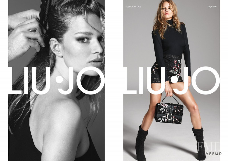 Anna Ewers featured in  the Liu Jo advertisement for Autumn/Winter 2018