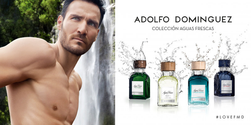 Adolfo Dominguez \'Agua Fresca Citrus Cedro\' Fragrance  advertisement for Autumn/Winter 2018