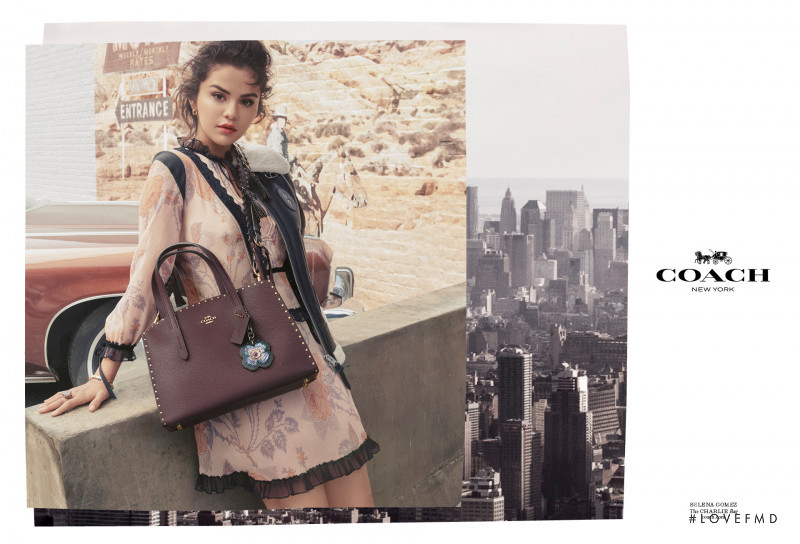 Coach x Selena Gomez advertisement for Autumn/Winter 2018