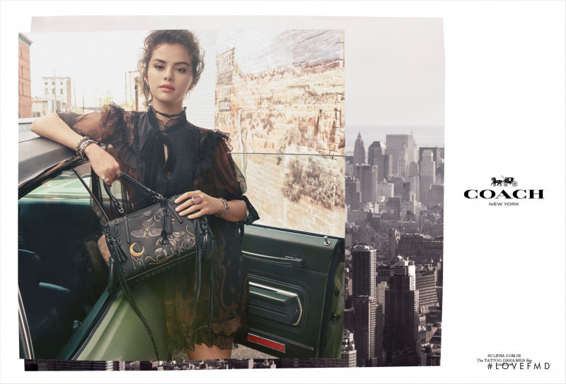 Coach x Selena Gomez advertisement for Autumn/Winter 2018