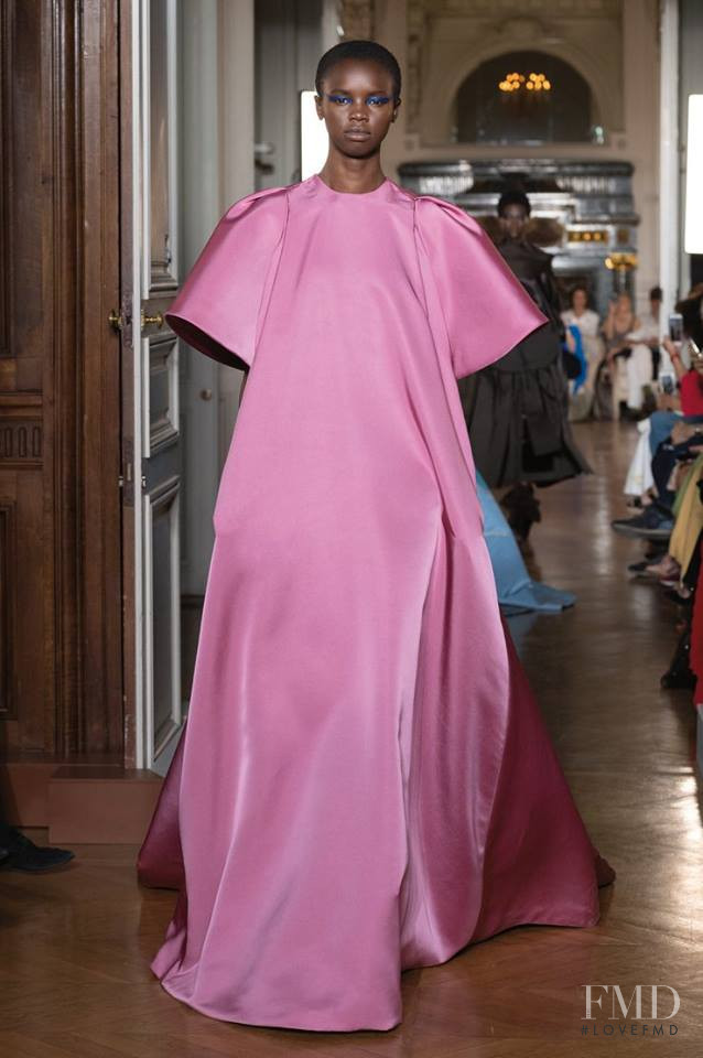 Akiima Ajak featured in  the Valentino Couture fashion show for Autumn/Winter 2018