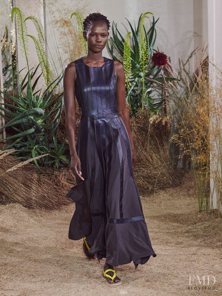 Shanelle Nyasiase featured in  the Hermès fashion show for Resort 2019