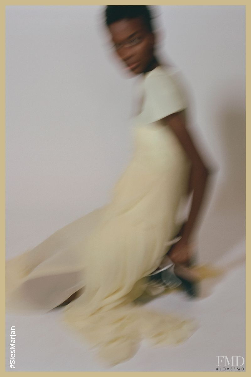 Shanelle Nyasiase featured in  the Sies Marjan advertisement for Spring/Summer 2018