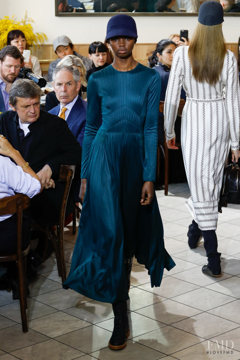 Akiima Ajak featured in  the Gabriela Hearst fashion show for Autumn/Winter 2018