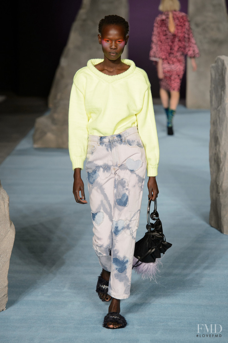 Shanelle Nyasiase featured in  the Ashley Williams fashion show for Autumn/Winter 2018