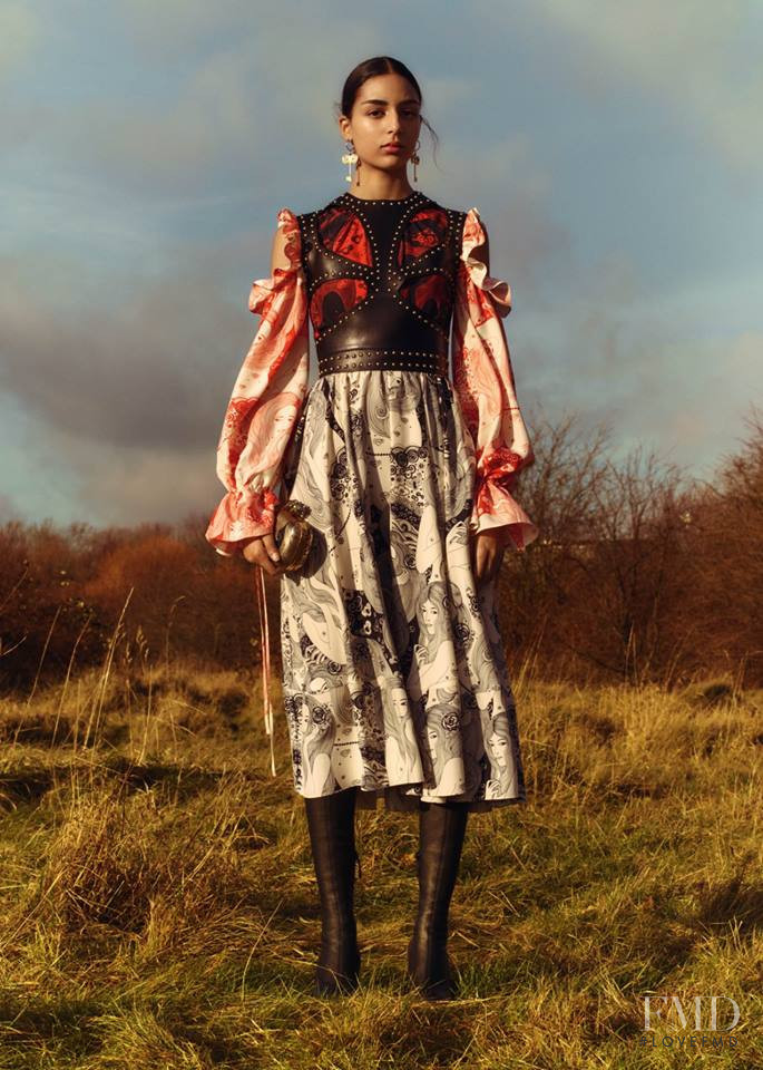 Alexander McQueen lookbook for Pre-Fall 2018