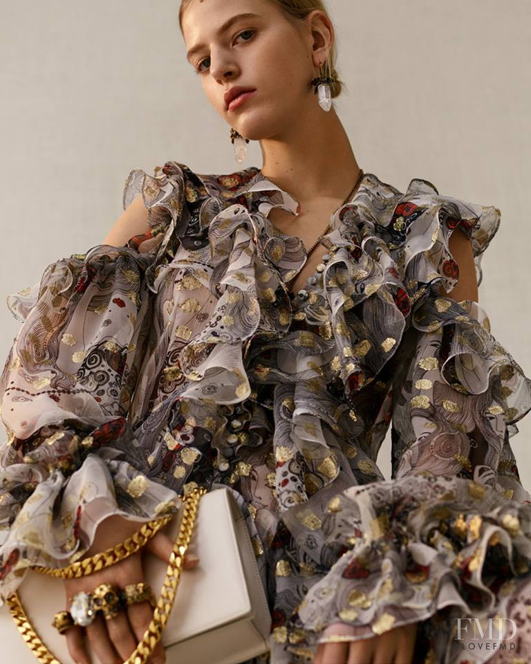 Alexander McQueen lookbook for Pre-Fall 2018