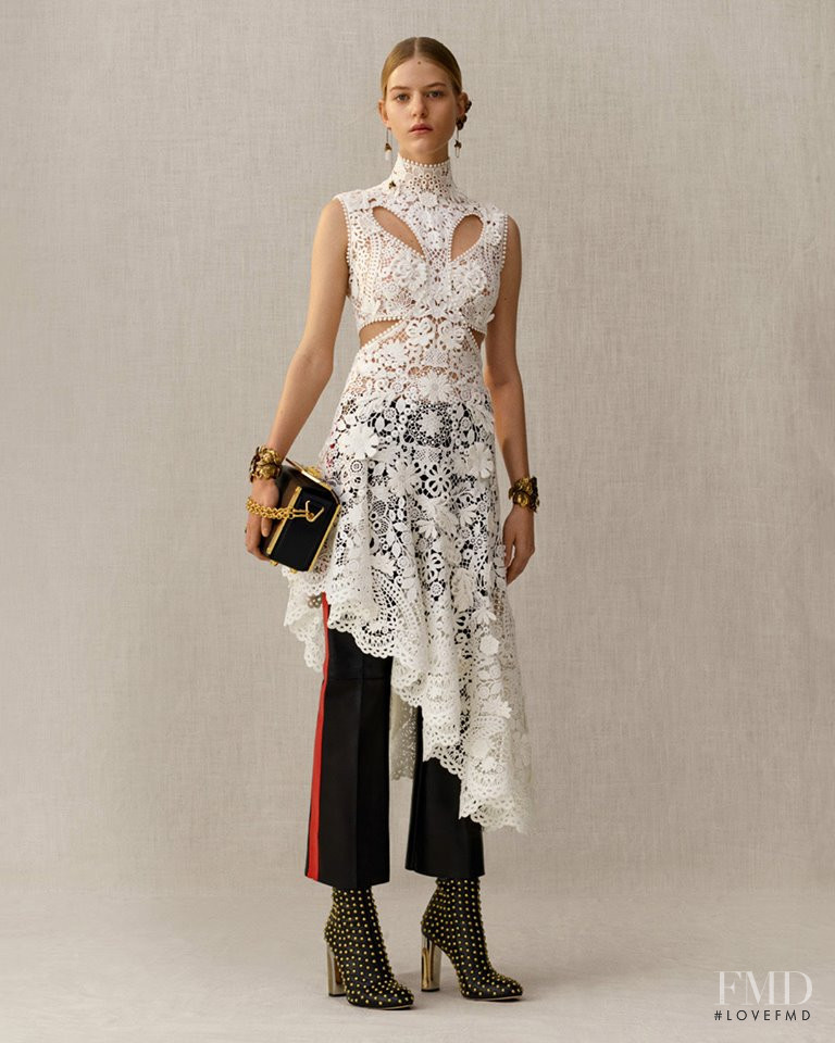 Alexander McQueen lookbook for Pre-Fall 2018