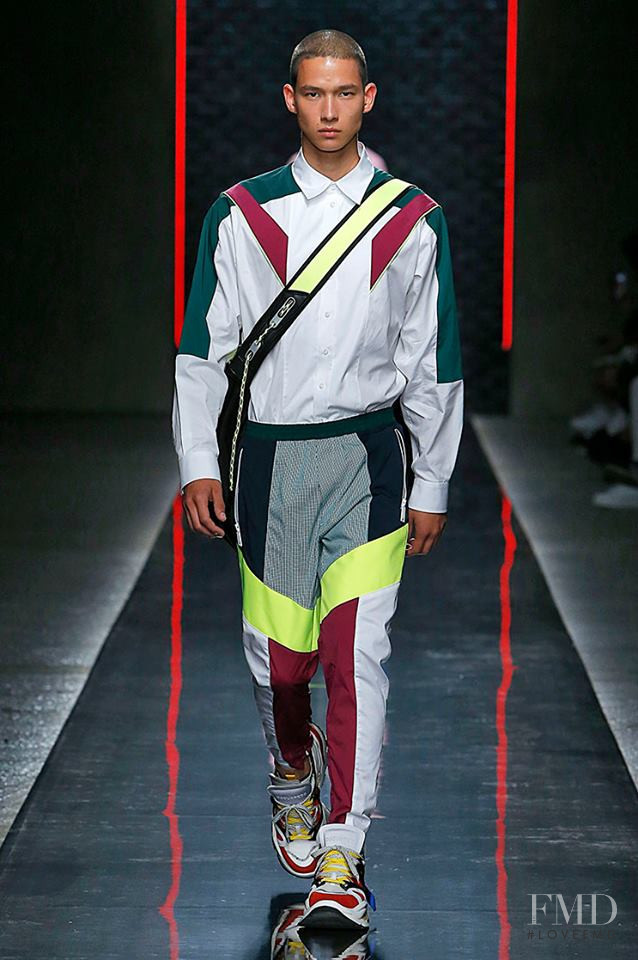 Tommy Vanden Meerssche featured in  the DSquared2 fashion show for Spring/Summer 2019