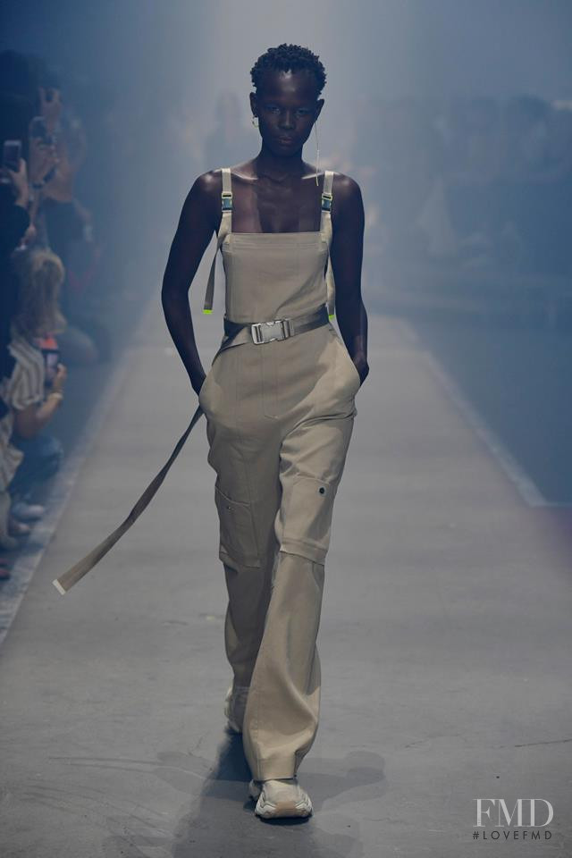Shanelle Nyasiase featured in  the HUGO fashion show for Spring/Summer 2019