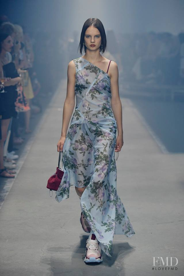 Giselle Norman featured in  the HUGO fashion show for Spring/Summer 2019