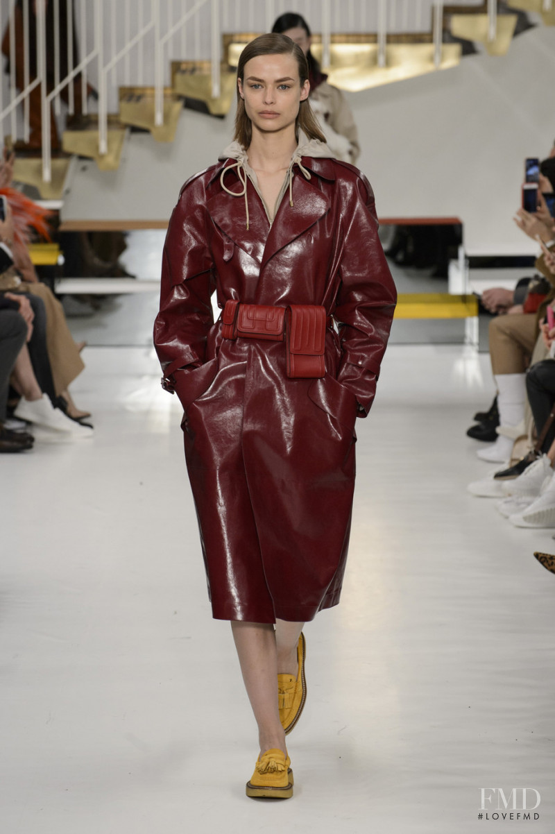 Birgit Kos featured in  the Tod\'s fashion show for Autumn/Winter 2018