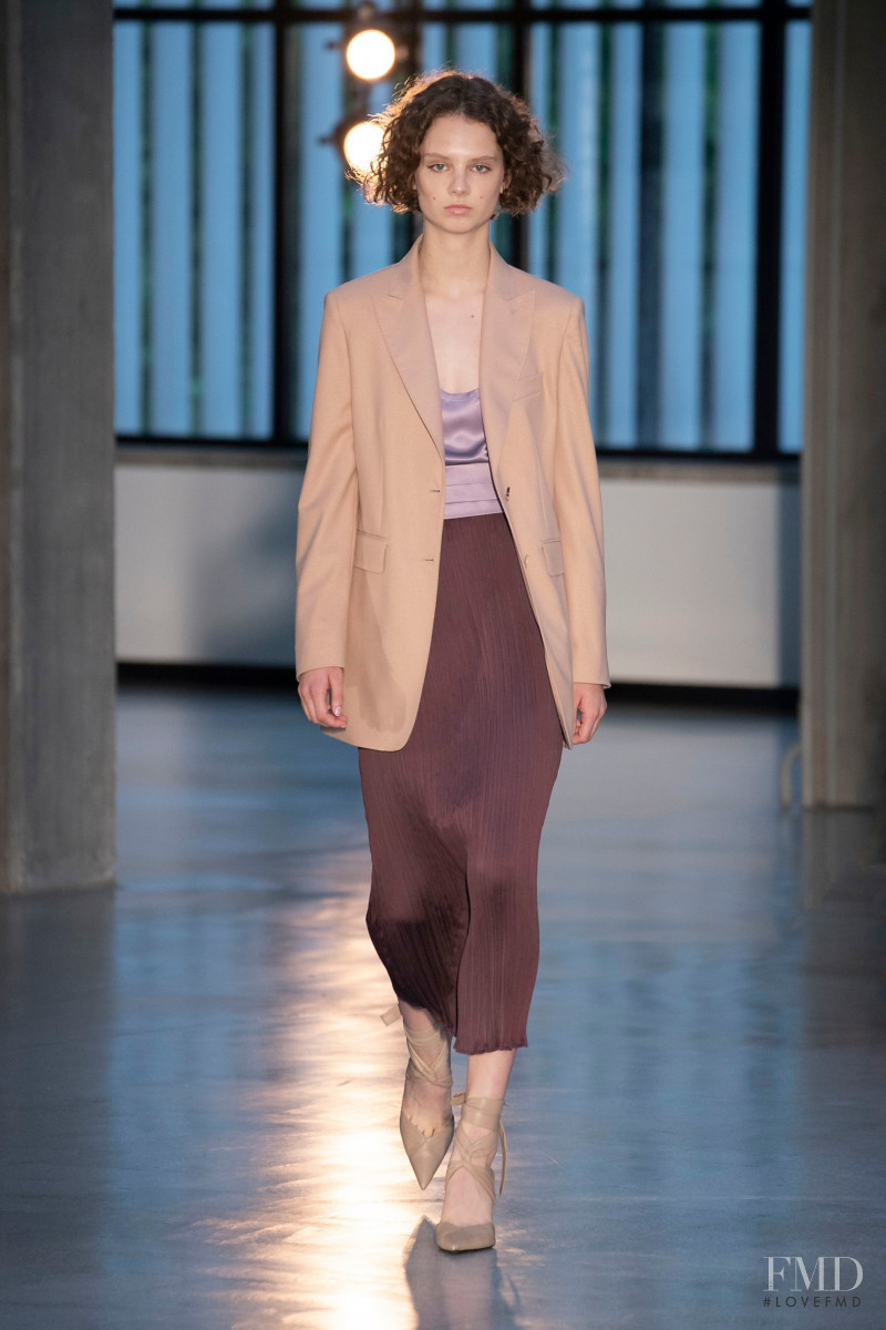 Giselle Norman featured in  the Max Mara fashion show for Resort 2019