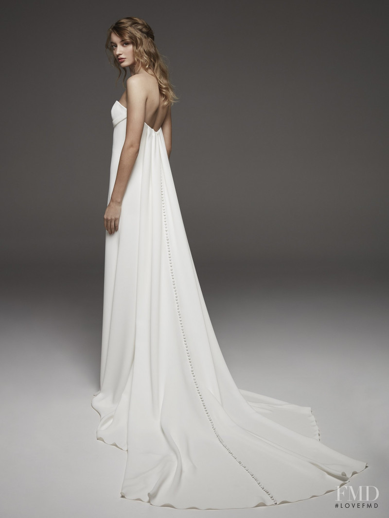 Giulia Maenza featured in  the Pronovias Atelier lookbook for Autumn/Winter 2019