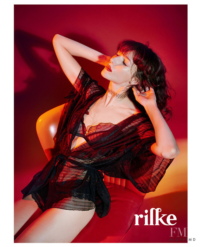 Karolina Laczkowska featured in  the Rilke lookbook for Spring/Summer 2016