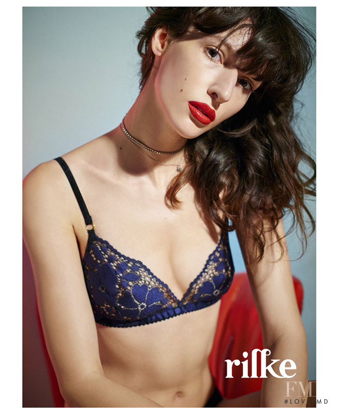 Karolina Laczkowska featured in  the Rilke lookbook for Spring/Summer 2016