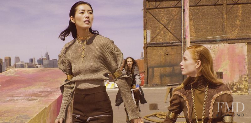 Liu Wen featured in  the Chloe advertisement for Autumn/Winter 2018