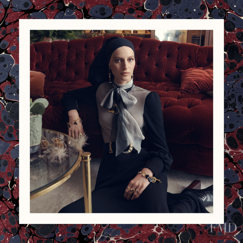 Julia Nobis featured in  the Zara advertisement for Autumn/Winter 2018