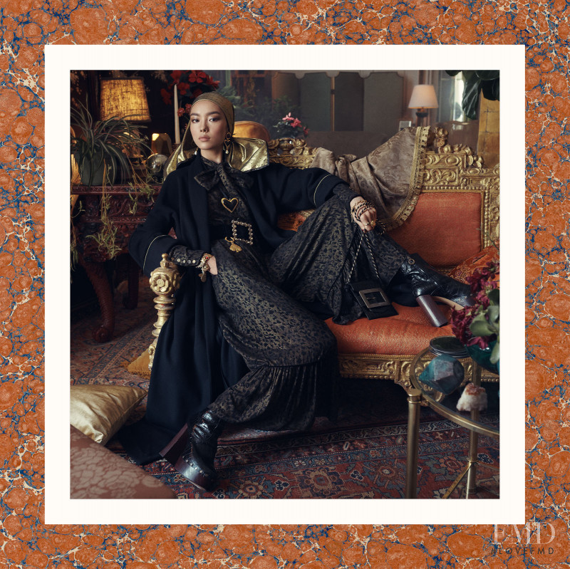 Fei Fei Sun featured in  the Zara advertisement for Autumn/Winter 2018