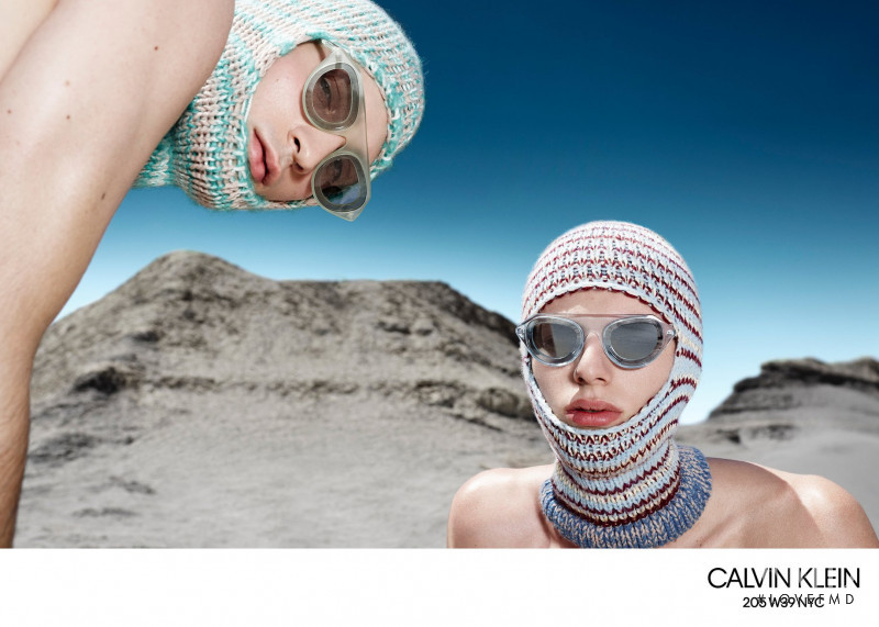 Julia Nobis featured in  the Calvin Klein 205W39NYC advertisement for Autumn/Winter 2018