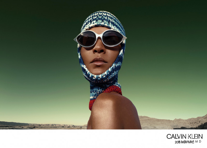 Liya Kebede featured in  the Calvin Klein 205W39NYC advertisement for Autumn/Winter 2018